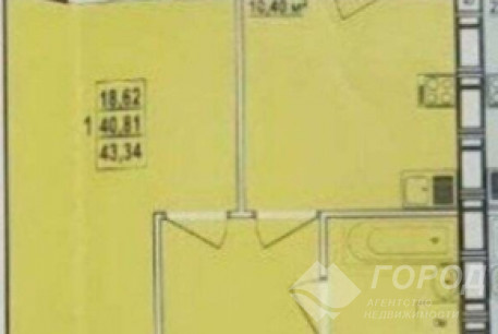 Продам 1-кімнатну квартиру в новобудові, Гагарина проспект, Проспект Гагарина метро, Код: 813072/1