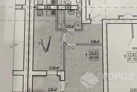 Продам 1-кімнатну квартиру в новобудові, Журавлевка, Код: 813247/1
