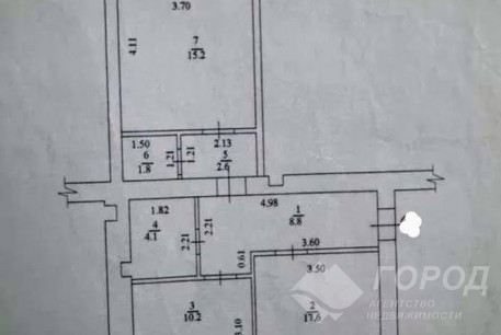 Продам 4-х кімнатну квартиру, Рогань, Роганский ж/м, Код: 813419/1