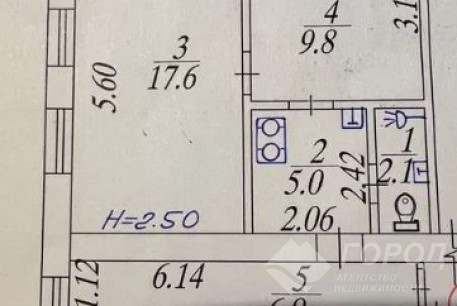 Продам 2-х кімнатну квартиру, Одесская, Код: 813809/1