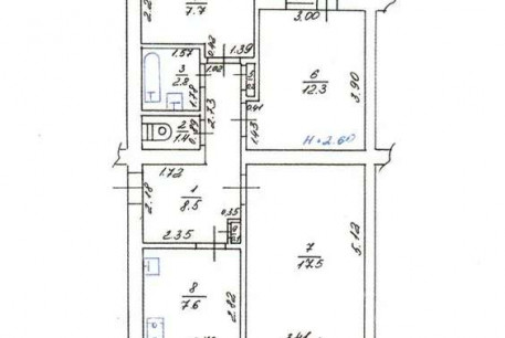 Продам 3-х кімнатну квартиру, Залютино, Код: 814257/1