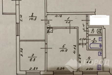 Продам 3-х кімнатну квартиру, Салтовка, Медкомплекс, Код: 814447/1