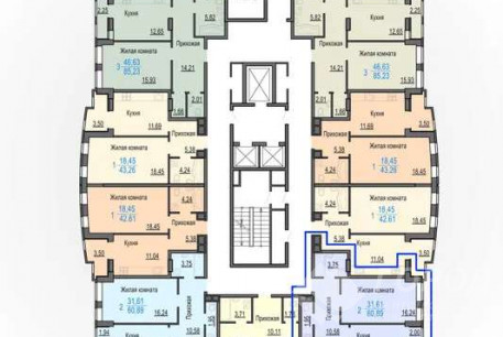 Продам 2-х кімнатну квартиру в новобудові, Северная Салтовка, Меридиан ЖК, Код: 814501/1