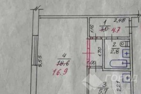 Продам 1-кімнатну квартиру, Новые дома, Код: 814568/1