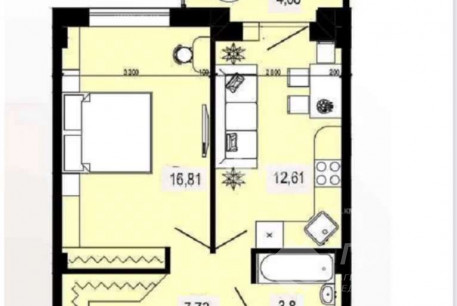 Продам 1-кімнатну квартиру в новобудові, Салтовка, Код: 814656/1