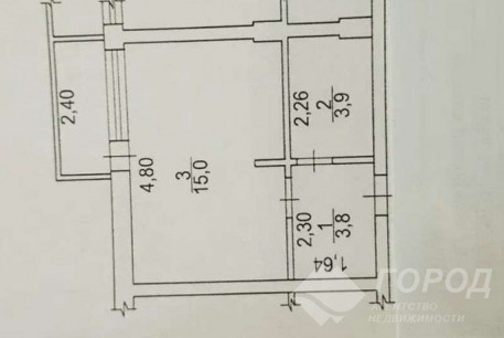 Продам 1-кімнатну квартиру, Одесская, Код: 814900/1