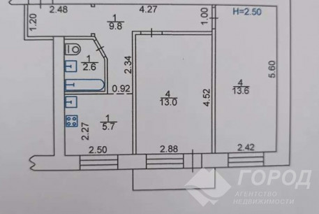 Продам 2-х кімнатну квартиру, ХТЗ, ХТЗ метро, Код: 814965/1