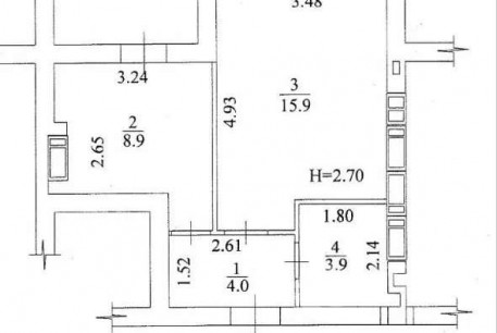 Продам 1-кімнатну квартиру в новобудові, Журавлевка, Код: 815309/1