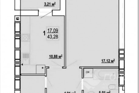 Продам 1-кімнатну квартиру в новобудові, Журавлевка, Код: 815449/1