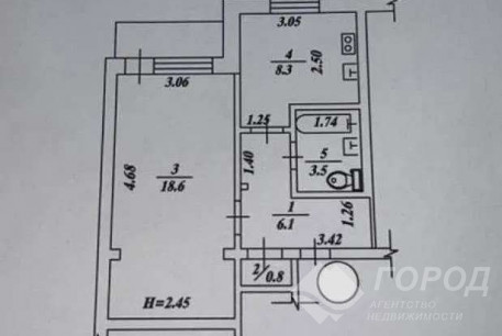 Сдам 1-кімнатну квартиру, Одесская, Код: 815489/1