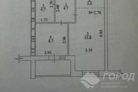 Продам 1-кімнатну квартиру в новобудові, ХТЗ, ХТЗ метро, Код: 815722/1