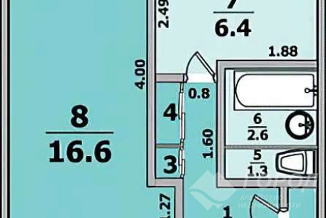 Продам 1-кімнатну квартиру, Салтовка, Студенческая метро, Код: 816007/1