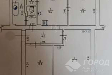 Продам 3-х кімнатну квартиру, Ивановка, Код: 816088/1