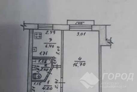 Продам 1-кімнатну квартиру, Рогань, Докучаевское, Код: 816157/1