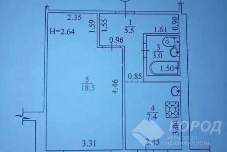 Продам 1-кімнатну квартиру, Рогань, Роганский ж/м, Код: 816218/1