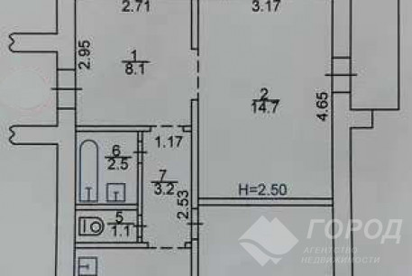 Продам 2-х кімнатну квартиру, Залютино, Код: 816284/1