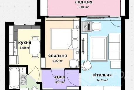 Сдам 2-х кімнатну квартиру, Холодная Гора, Холодная Гора метро, Код: 816292/1