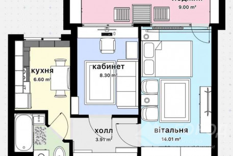 Сдам 2-х кімнатну квартиру, Холодная Гора, Холодная Гора метро, Код: 816292/1