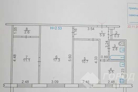 Сдам 3-х кімнатну квартиру, ХТЗ, ХТЗ метро, Код: 816502/1