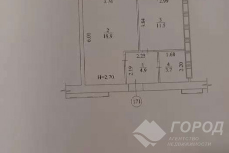 Продам 1-кімнатну квартиру в новобудові, Гагарина проспект, Код: 816538/1
