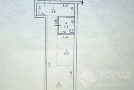 Продам 1-кімнатну квартиру в новобудові, Гагарина проспект, Спортивная метро, Код: 816566/1