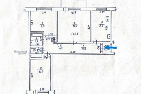 Продам 2-х кімнатну квартиру, Центр, Пушкинская метро, Код: 816804/1