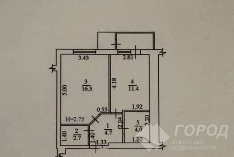 Продам 1-кімнатну квартиру, Рогань, Код: 816865/1