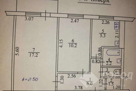 Продам 2-х кімнатну квартиру, Новые дома, Коммунальный рынок, Код: 816911/1