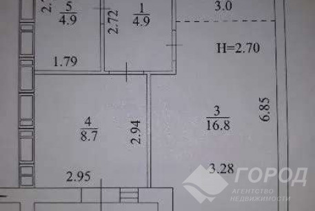 Продам 1-кімнатну квартиру в новобудові, Холодная Гора, Код: 817023/1