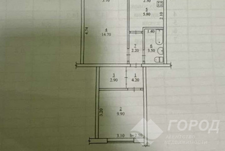 Продам 2-х кімнатну квартиру, Израиль р-н (Дергачи), Код: 817104/1